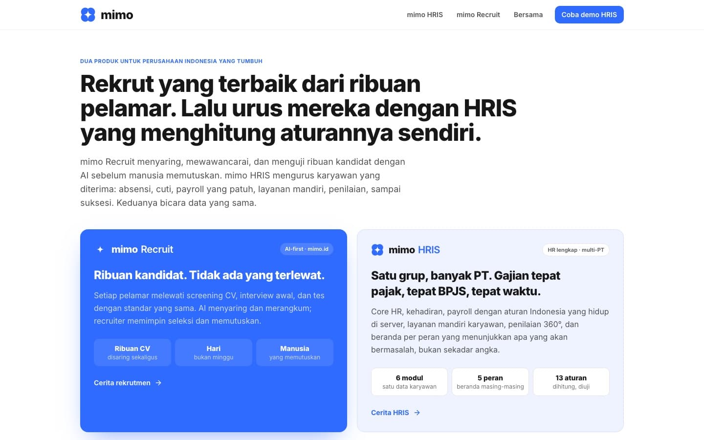 mimo website